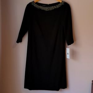 BNWT Lafayette 148 embellished black dress